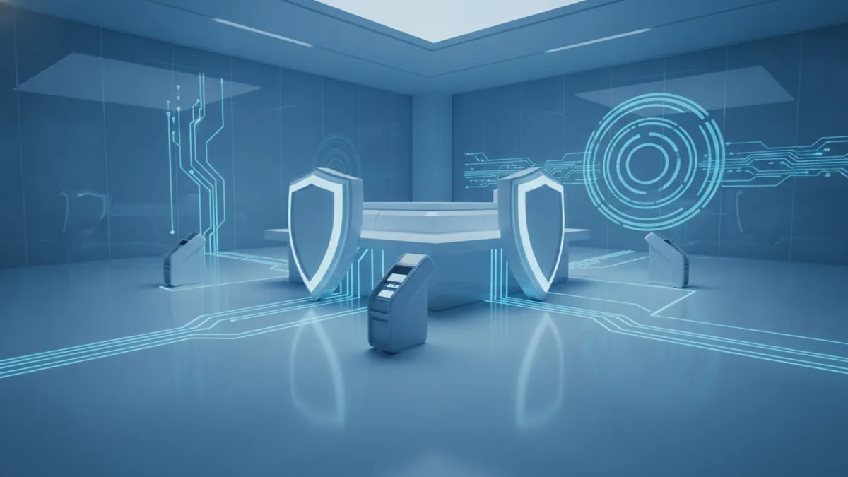 Secure payment control center showing linked systems and layered risk checks