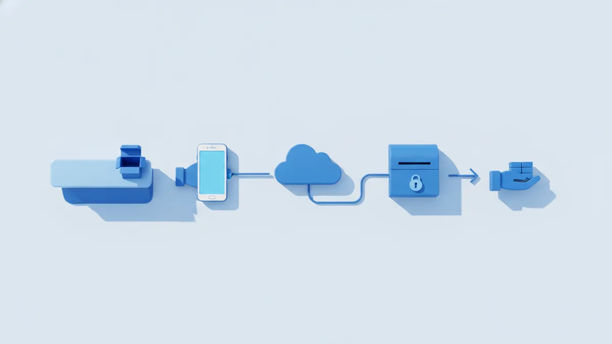Business, customer, and banks connected to explain card payment flow