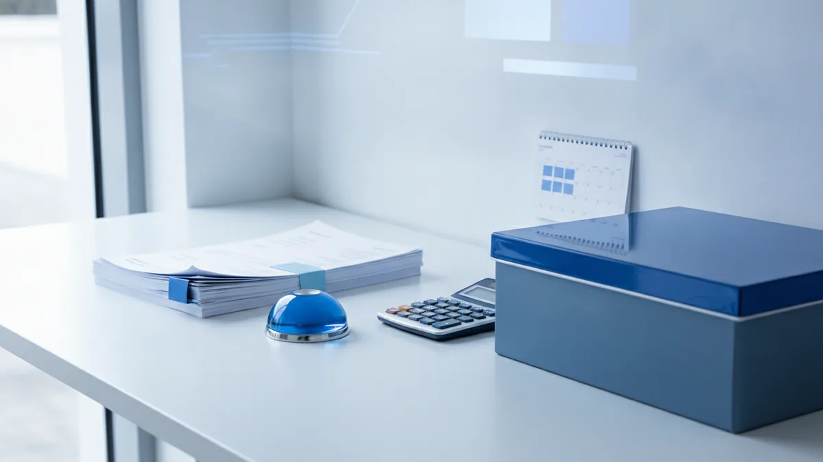 Business billing plan with recurring dates, invoices, and a steady cash flow layout