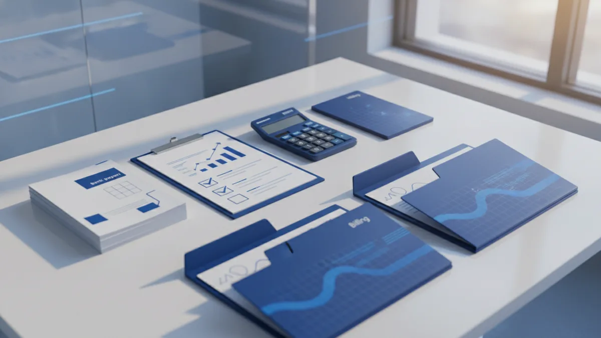Direct debit provider selection shown with billing records, cost notes, and bank details