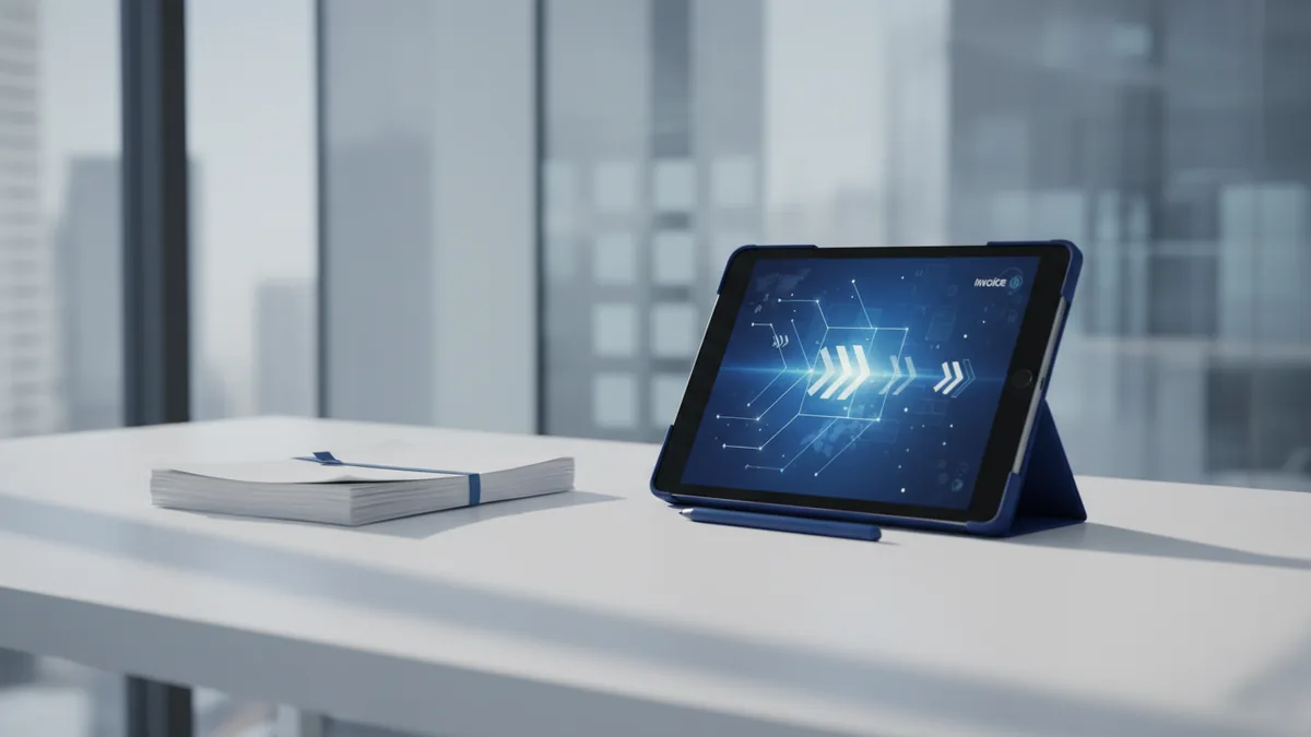 Less paper work with digital invoicing and faster processing