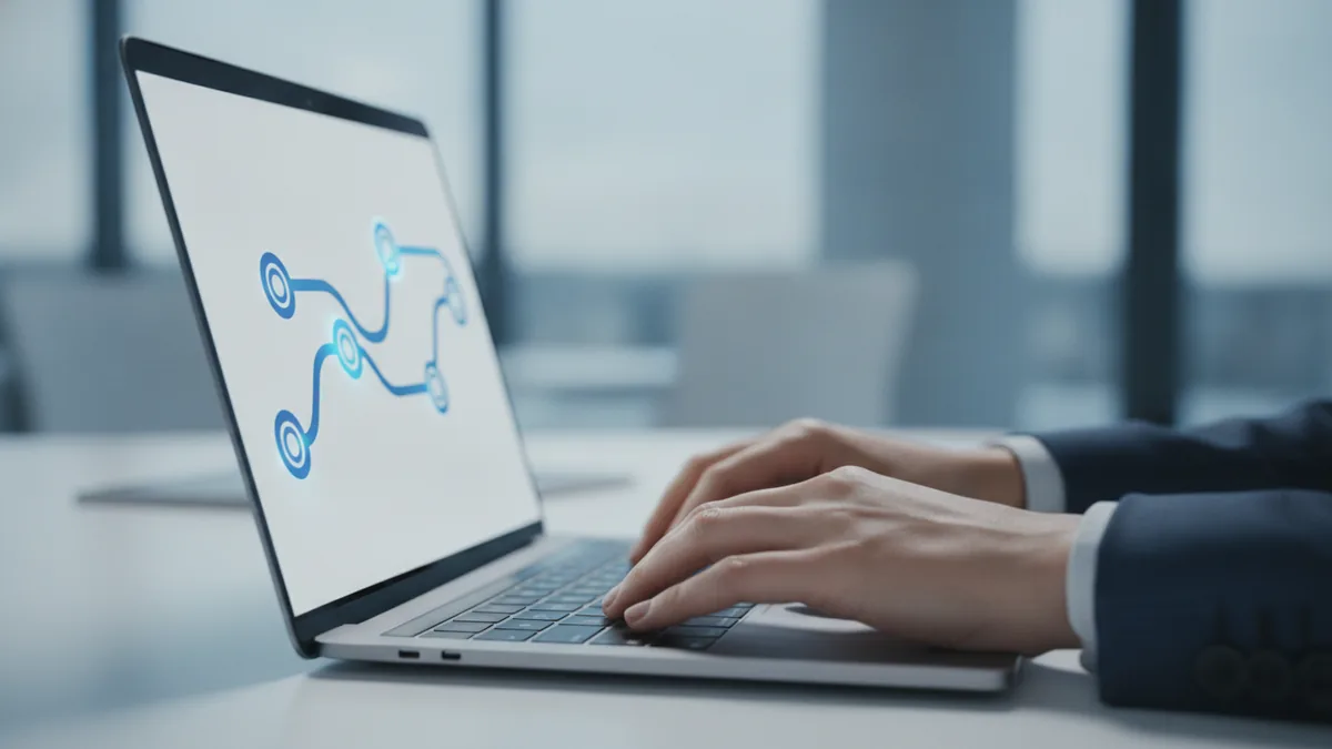 Understand the full payment journey Worker reviewing the customer payment journey for smoother outcomes