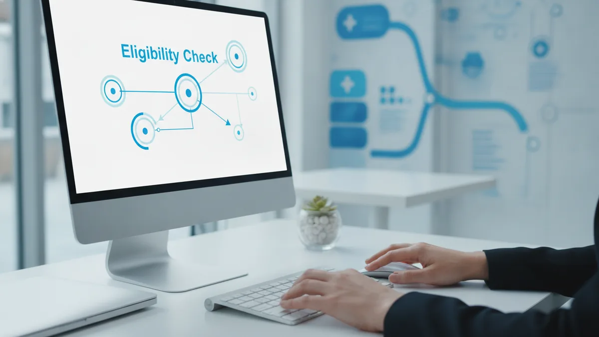 Eligibility to collection Clinician office setup supporting insurance eligibility and payment workflows