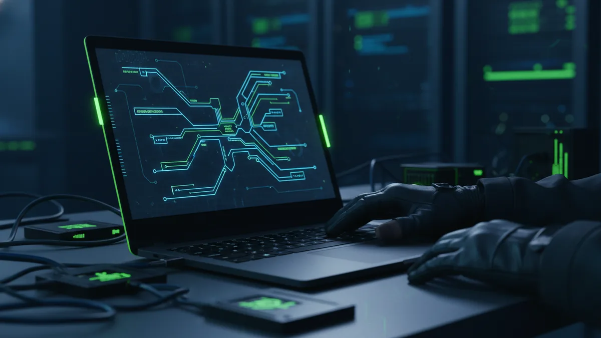 How payments flow Technician setting up payment flow integration for merchant transactions