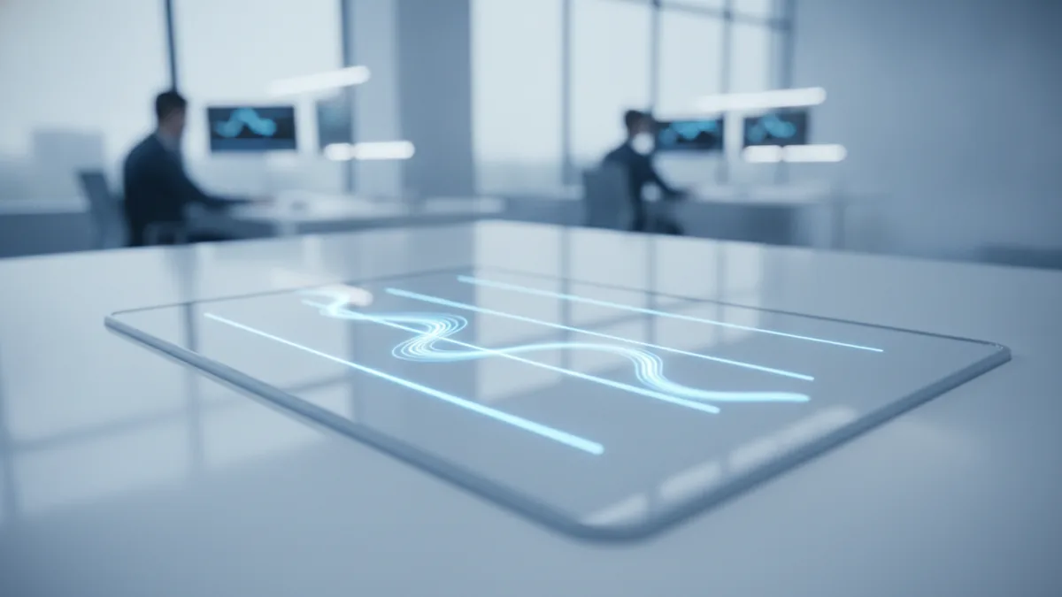 Secure payment authorization moment shown by a card reader indicator lights