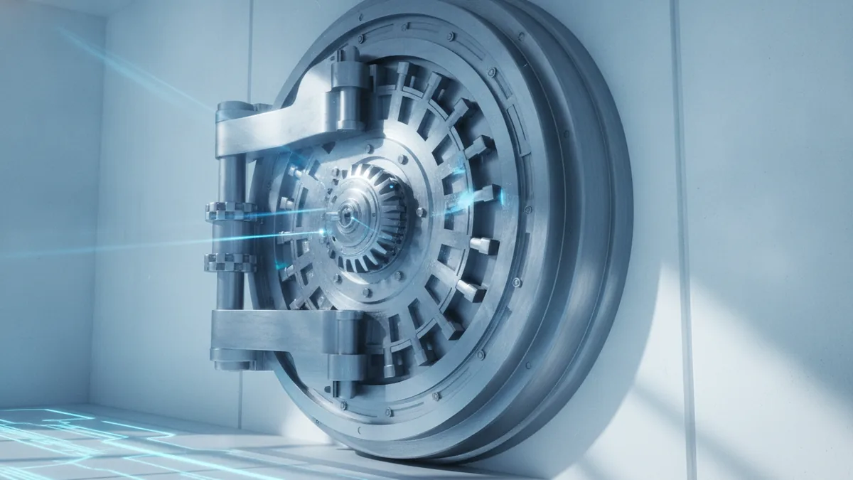 Risk tools and chargeback readiness Secure vault symbolism for fraud prevention and risk control