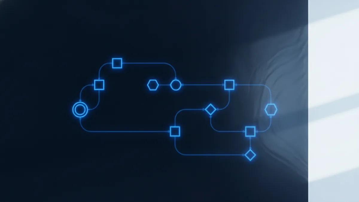 Connected nodes representing payment routing, authorization, and settlement