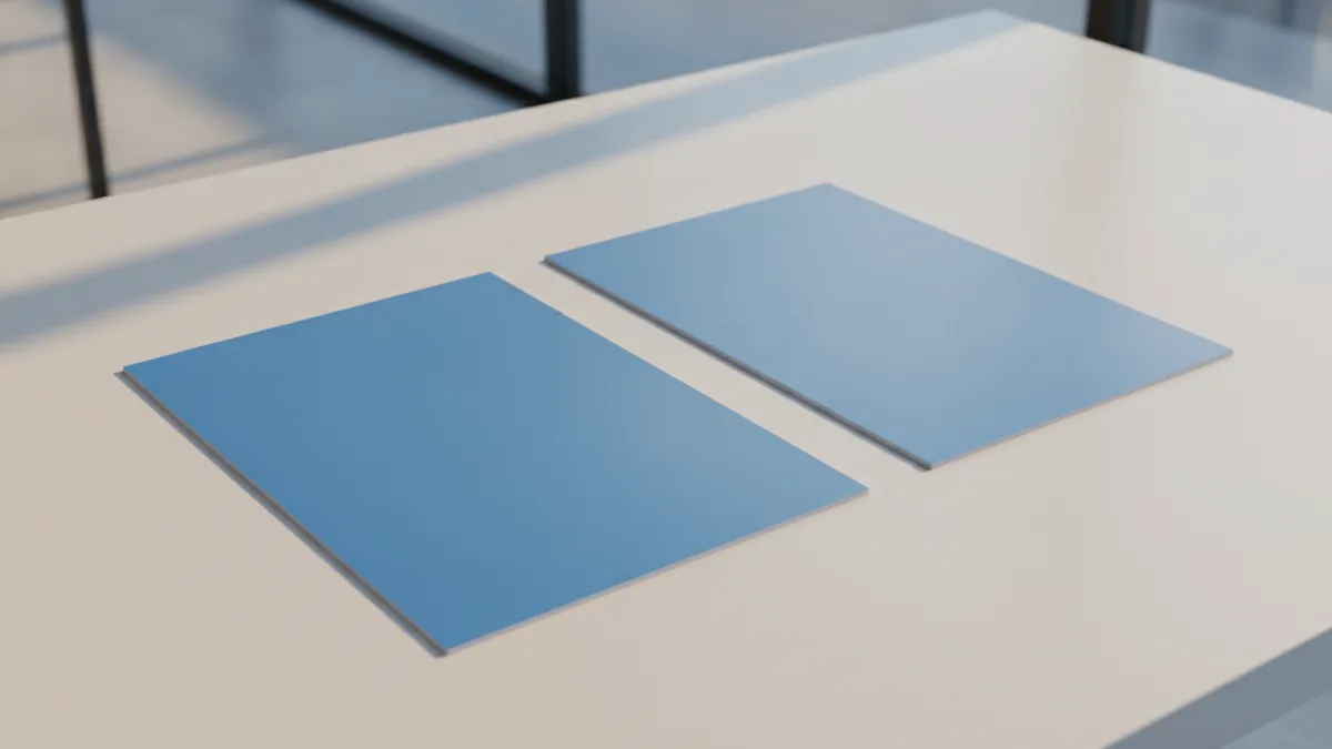 Statement and calendar on a desk, representing finalized posted payments.
