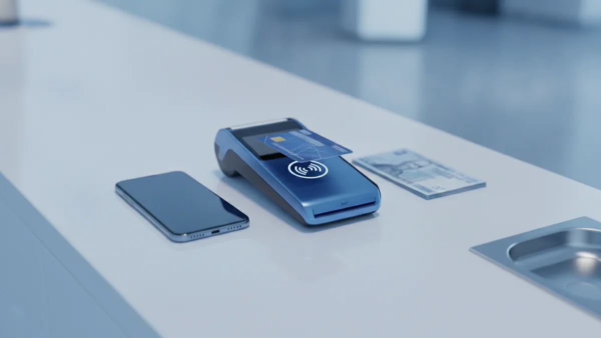 Multiple payment methods supported Customer payment options with card, mobile wallet, and cash at checkout