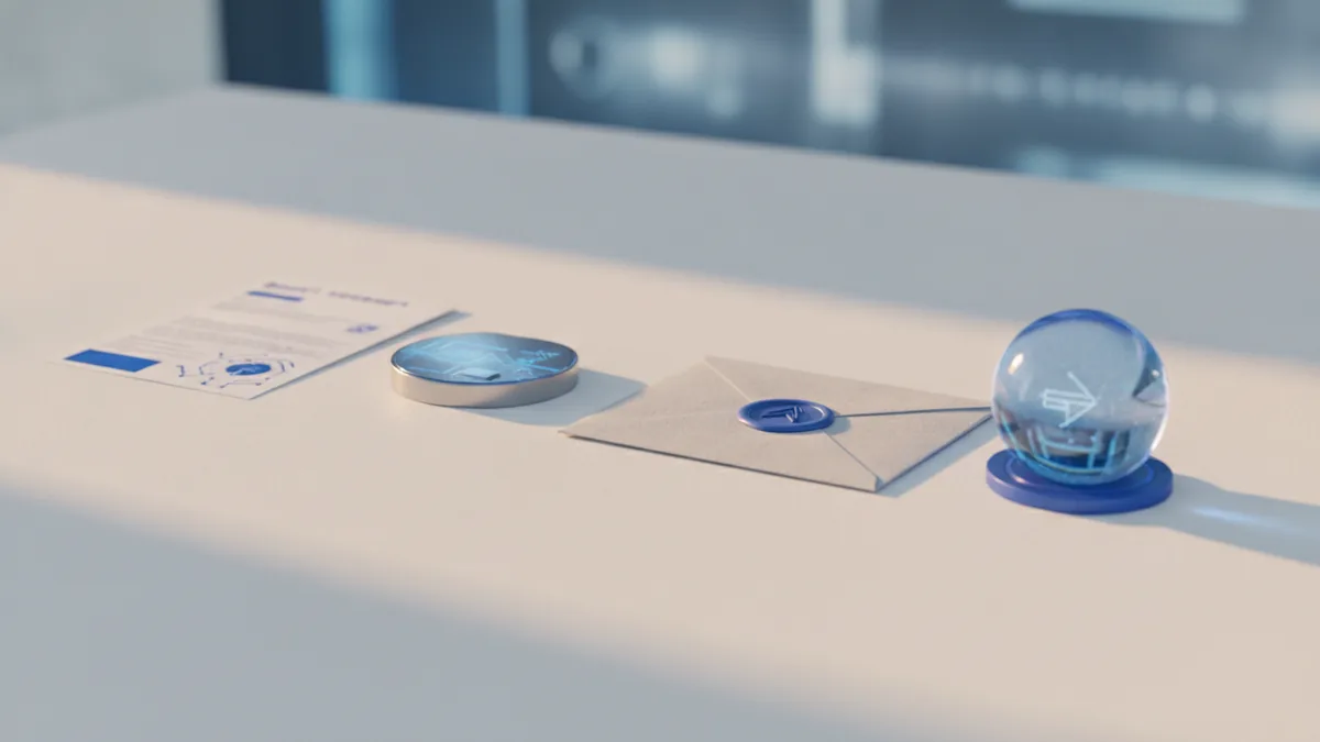 ACH, wire, card, and checks Multiple vendor payment methods illustrated with tangible items